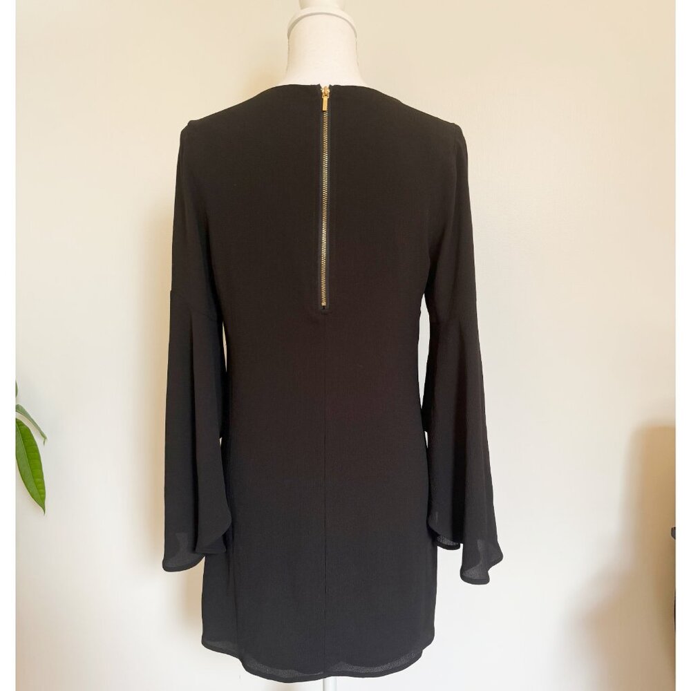 Y2K Bebe Little Black Dress – Fluted Sleeve Mini - Picture 6 of 12